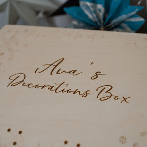 Personalised Decorations Box