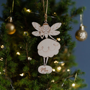 Personalised Christmas Fairy Decoration