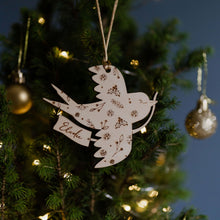 Decorative Bird Personalised Christmas Decoration