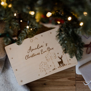 Personalised Christmas Eve Box with Reindeer