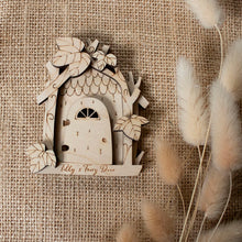 Personalised Wooden Fairy Door with Ivy Design