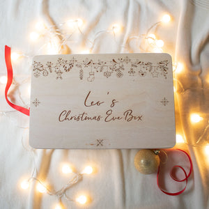 Personalised Christmas Eve Box - Hanging Decorations Design