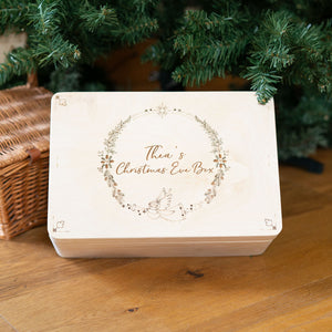 Personalised Christmas Eve Box With Angel Design