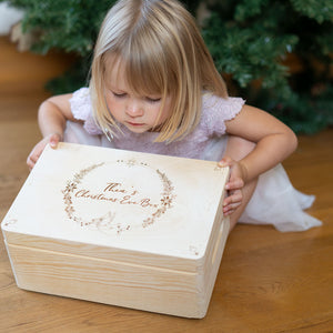Personalised Christmas Eve Box With Angel Design