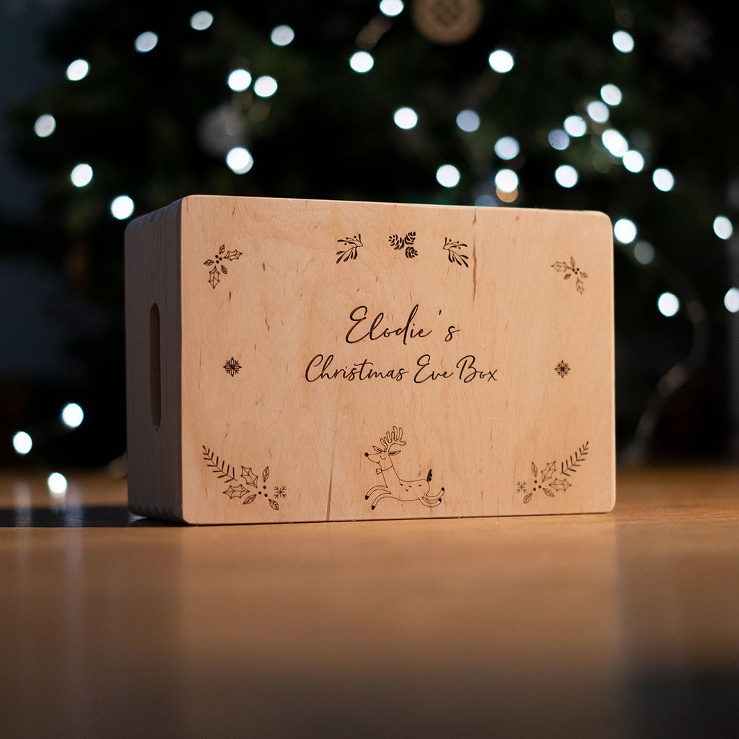 Personalised Christmas Eve Box - Reindeer Design