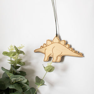 Wooden Stegosaurus Decoration